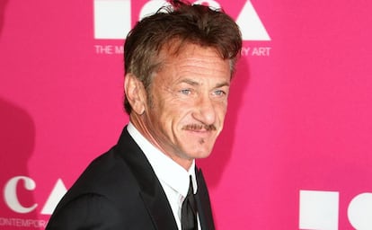 El actor Sean Penn en el Museo de Arte Contemporáneo (MOCA) en Los Ángeles el pasado mes de abril.
