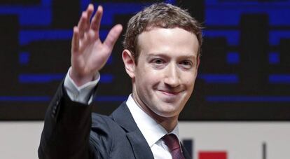 Mark Zuckerberg el 19 de noviembre de 2016 en Lima, Perú.