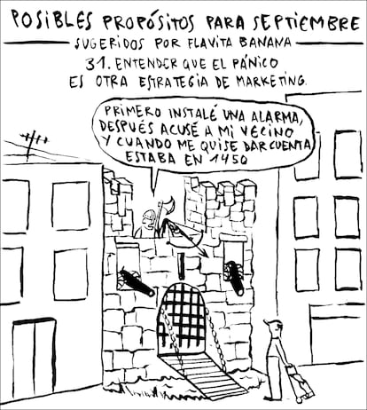 Viñeta de Flavita Banana del 31 de agosto de 2025