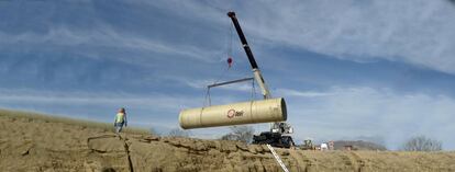 Transporte y almacenamiento del agua en el proyecto Olmos en Per&uacute;. 