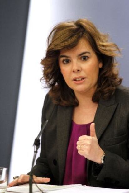 Soraya Sáenz de Santamaría.