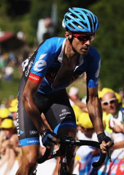 David Millar, durante una etapa de este Tour.