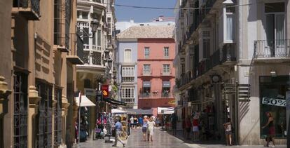 Inmuebles en el centro de Málaga.