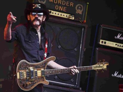 "Lemmy", durante um show em junho de 2015.