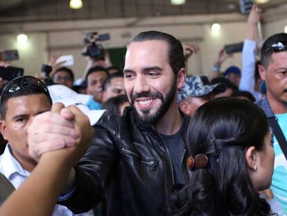 Nayib Bukele, domingo passado.