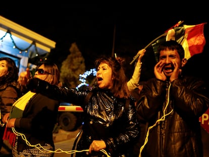 Alguns manifestantes em dezembro passado, em La Rinconada, em La Paz (Bolívia).