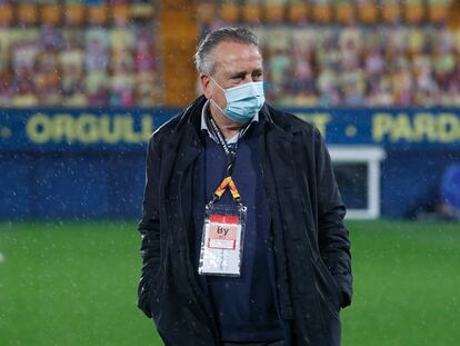 Fernando Roig en el estadio del Villarreal, en noviembre.