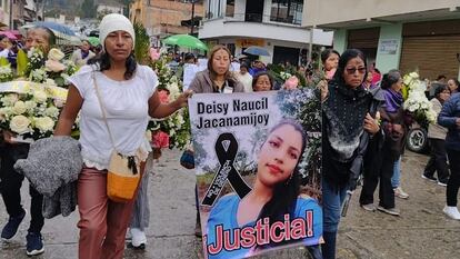 Asesinato de Deysi Naucil Jacanamijoy, ocurrido en territorio indígena en el departamento del Putumayo, Colombia.