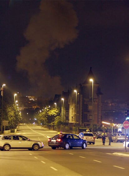 La explosión se ha sentido a varios kilómetros de distancia