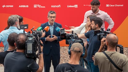 El ministro de la Presidencia, Relaciones con las Cortes y Memoria Democrática, Felix Bolaños, este miércoles en Madrid.