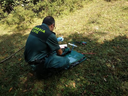 Un agente de la Guardia Civil.