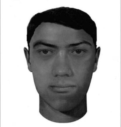 Retrato robot difundido por la Procuraduría de Tamaulipas.