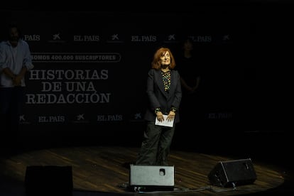 Elvira Lindo, durante su intervención en el evento.