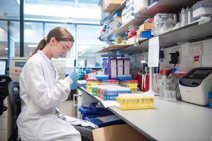Una investigadora en la Universidad de Oxford, que trabaja con la farmacéutica AtraZeneca en el desarrollo de una vacuna contra el coronavirus.