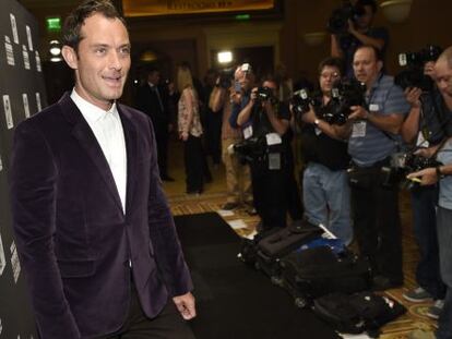 El actor Jude Law en el CinemaCon en Las Vegas.