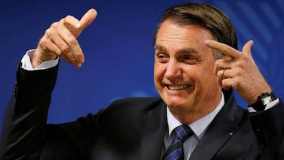 El presidente de Brasil, Jair Bolsonaro. 