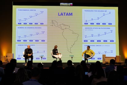 Una de las conferencias impartidas durante el Mercado Libre Experience 2023.