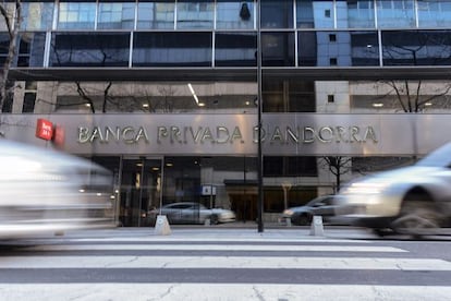 Una oficina de la Banca Privada d&#039;Andorra. 