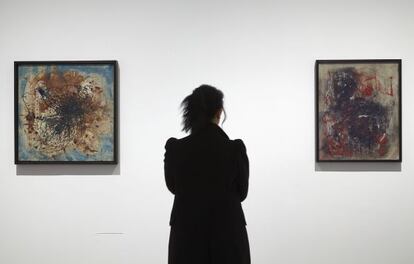 Vista de la sala de la exposición de Wols en el Reina Sofía.