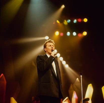 Colin Vearncombe, alias Black, durante una actuación en 1987.