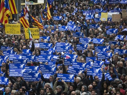 Manifestação a favor da acolhida dos refugiados