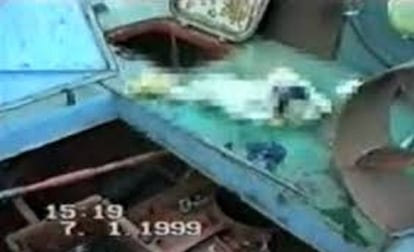 Los restos que se encontraron en el Vístula.