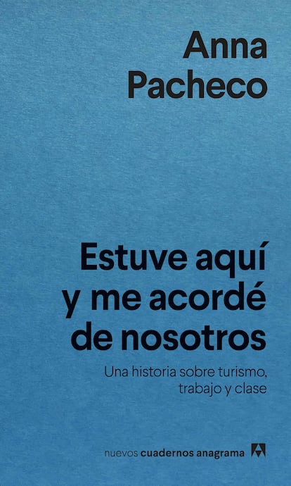 Portada de 'Estuve aquí y me acordé de nosotros', de Anna Pacheco.