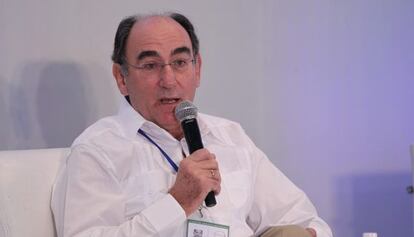 El presidente de la empresa española Iberdrola, Ignacio Sánchez Galán