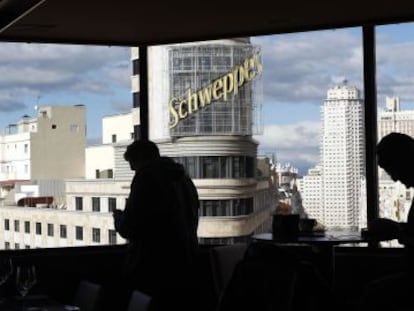 Vistas desde la novena planta de El Corte Ingl&eacute;s, donde est&aacute;n los nuevos establecimientos.  