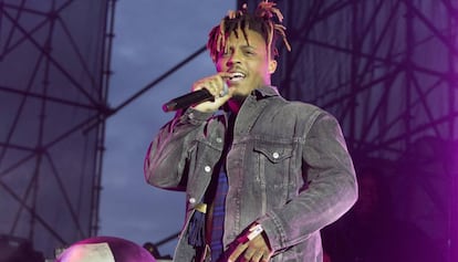 El rapero Juice WRLD, en un concierto en Filadelfia, el pasado mayo.