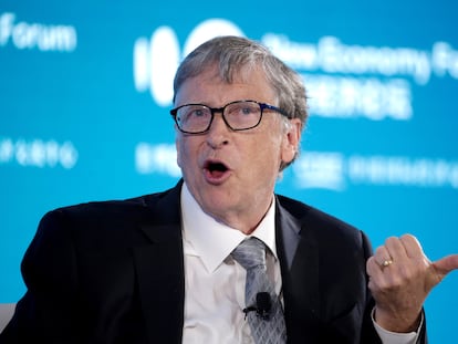 Bill Gates, durante un acto público en 2019.