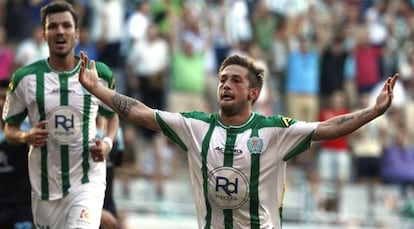 Fede Cartabia celebra el gol del empate ante el Celta.