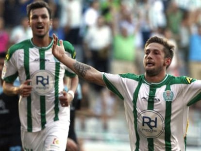 Fede Cartabia celebra el gol del empate ante el Celta.