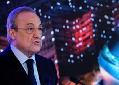 Florentino P&eacute;rez, presidente del Real Madrid. 