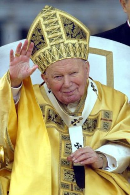 El papa Juan Pablo II el 25 de diciembre de 2002.