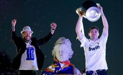 Ramos y Casillas, en la Cibeles.