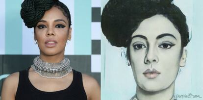 El portal Mashable probó AIPortraits con una fotografía de la actriz Tessa Thompson. ¿El resultado? Mismo peinado, distinta piel