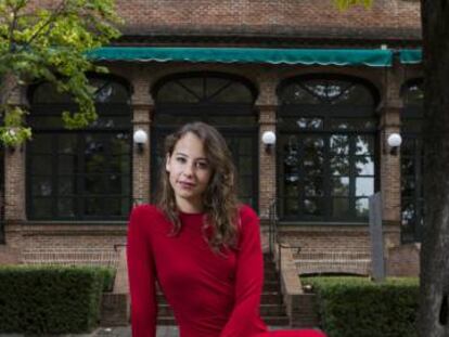 La actriz Irene Escolar, en la Residencia de Estudiantes de Madrid.