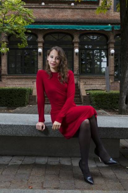 La actriz Irene Escolar, en la Residencia de Estudiantes de Madrid.