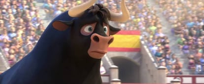 A still shot from the new Ferdinand movie.