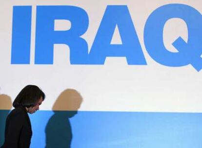 La secretaria de Estado de EE UU, Condoleezza Rice, en la cumbre sobre Irak que se celebra en Estambul.
