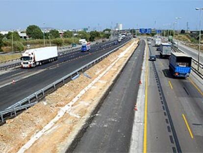 La Ronda Litoral en el LLobregat otra vez en obras