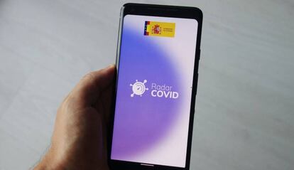 Radar COVID en un smartphone con Android.