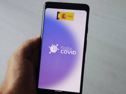 Radar COVID en un smartphone con Android.