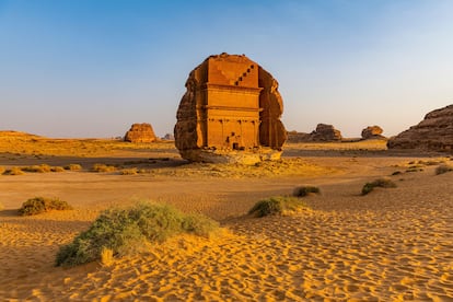 Madain Saleh y sus espectaculares tumbas.