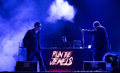 La actuaci&oacute;n de Run The Jewels, la noche del s&aacute;bado en el Primavera Sound.