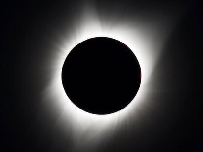 Image of the eclipse from Oregon
