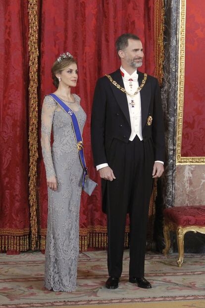 El Rey Felipe VI y doña Letizia.