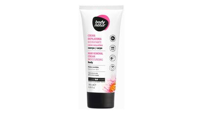 Crema depilatoria femenina para pieles sensibles.