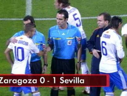 Zaragoza, 0 - Sevilla, 1